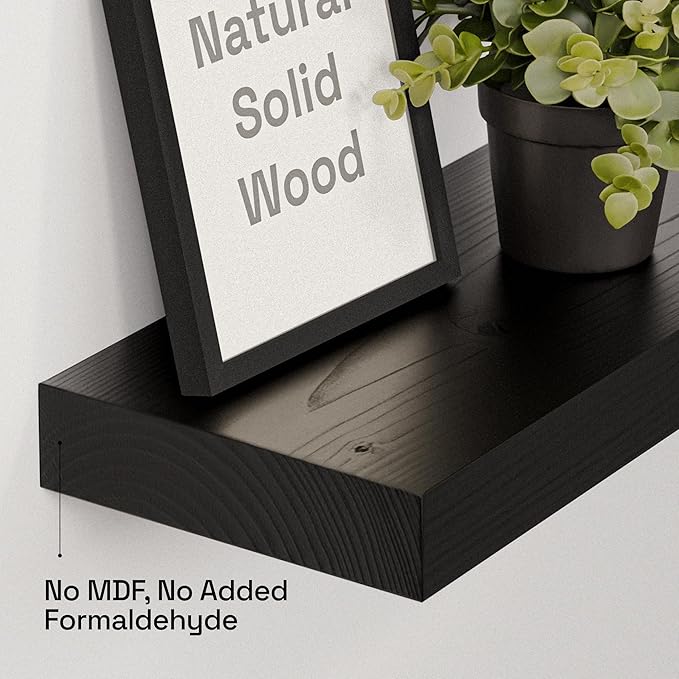 BAOBAB WORKSHOP Solid Wood Floating Shelves