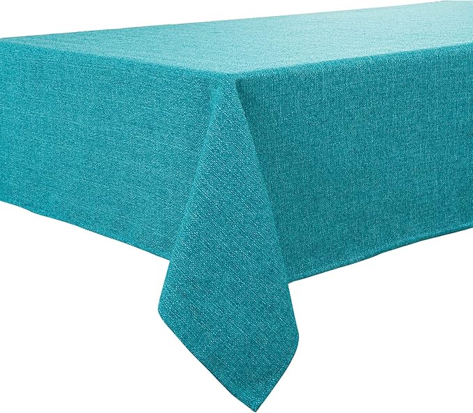 BALCONY & FALCON Rectangle Tablecloth Washable Wrinkle Resistant and Water