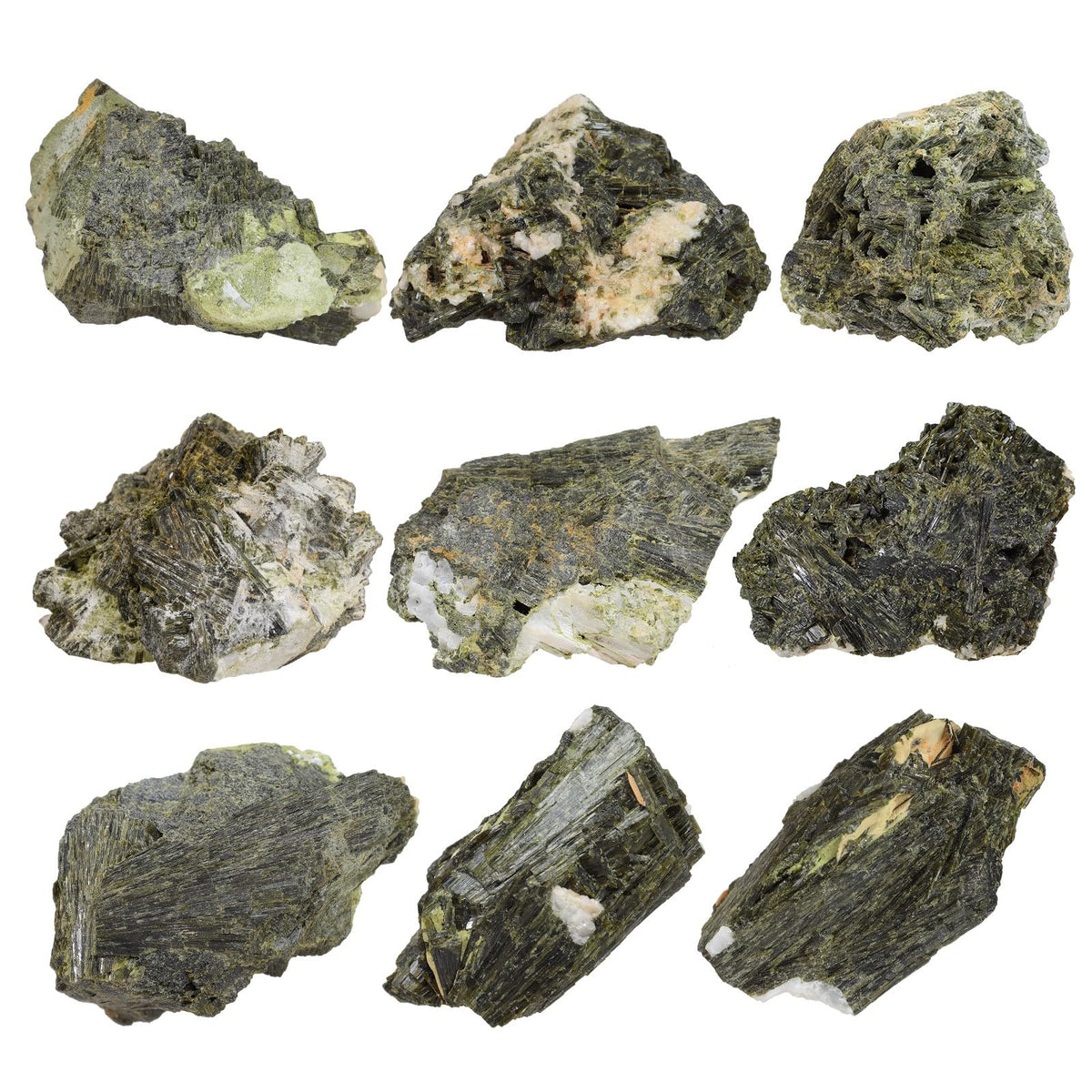 SUNYIK Raw Green Tourmaline Stone for Tumbling and DIY, Rough Rock Stone Mineral Specimen Home Office Decor for Meditation Anxiety, 301-400g(0.66-0.88lb)
