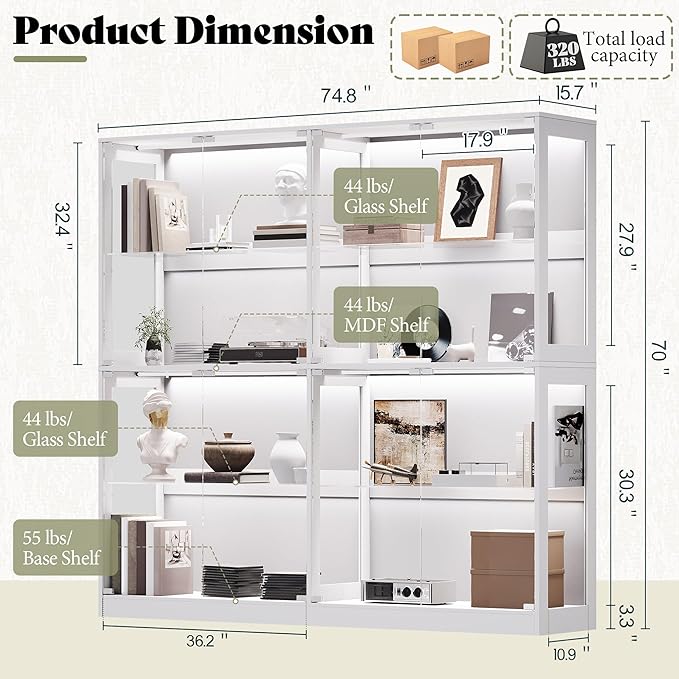 AMERLIFE RGB Display Cabinet