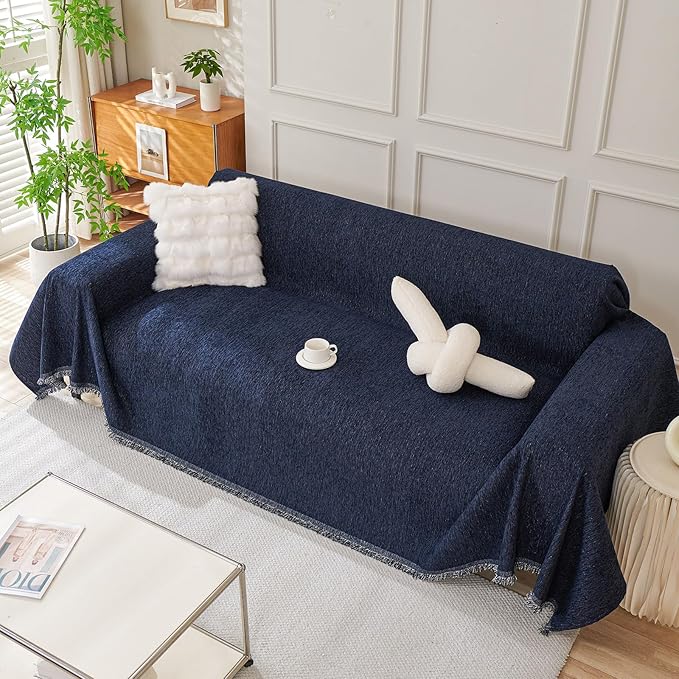 DREAMINGO Sofa Covers Washable Thick Chenille Couch Cover