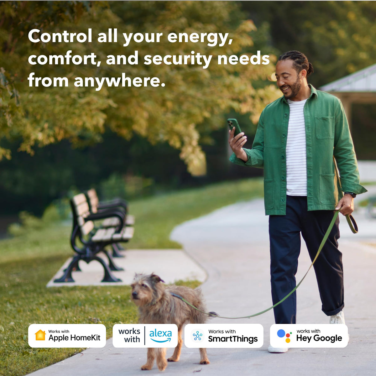ecobee Smart Thermostat Enhanced - Programmable Wifi Thermostat - Works with Siri, Alexa, Google Assistant - Energy Star Certified - Smart Home