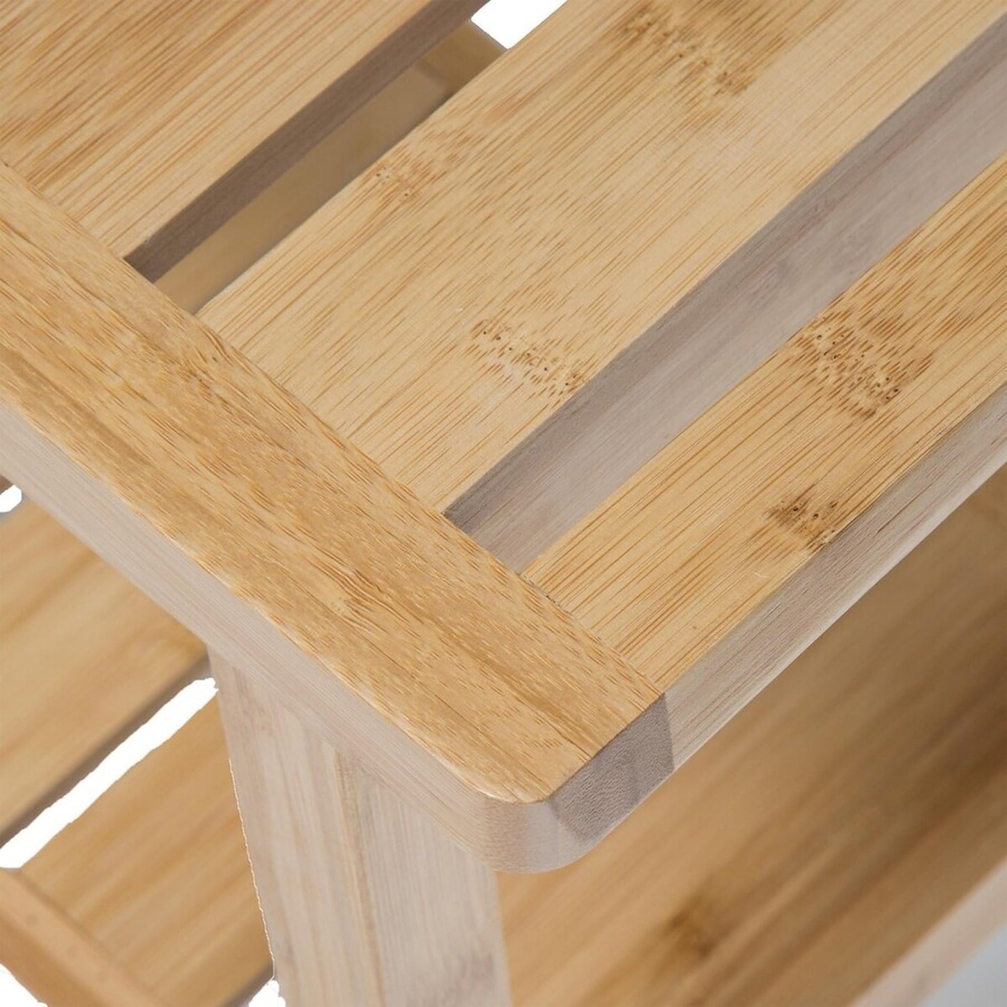 WELL HOME MOBILIARIO & DECORACIÓN Bamboo Stool Harmony Japanese Zen Style 46 x 39 x 25 cm (H x W x D)