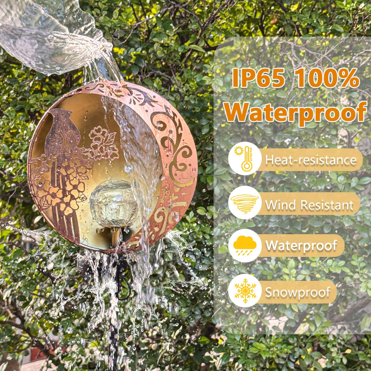 Profinella Unique Birthday Gifts for Women Mom Grandma,Solar Cardinal Garden Lights Outdoor Decor,Housewarming Gifts New Home for Patio, Lawn, Yard, Pathway