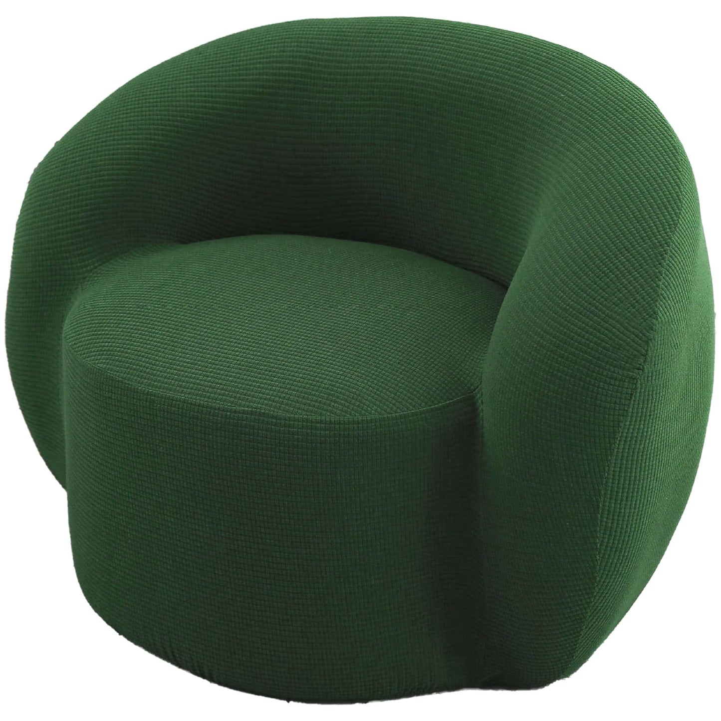 STARINGIRL Stretch Swivel Barrel Chair Sofa Cover Slipcovers Mid Century Modern Accent Chair Modern Curved Cover for Home Hotel Office Cafe Furniture Protector