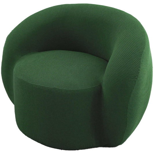 STARINGIRL Stretch Swivel Barrel Chair Sofa Cover Slipcovers Mid Century Modern Accent Chair Modern Curved Cover for Home Hotel Office Cafe Furniture Protector
