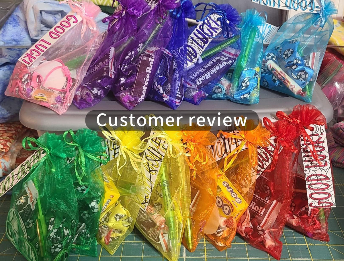 Jexila 120PCS Sheer Organza Bags 5X7 inches Mesh Drawstring Gift Bags Small for Jewelry Wedding Party Baby Shower Favor Bags (Rainbow )