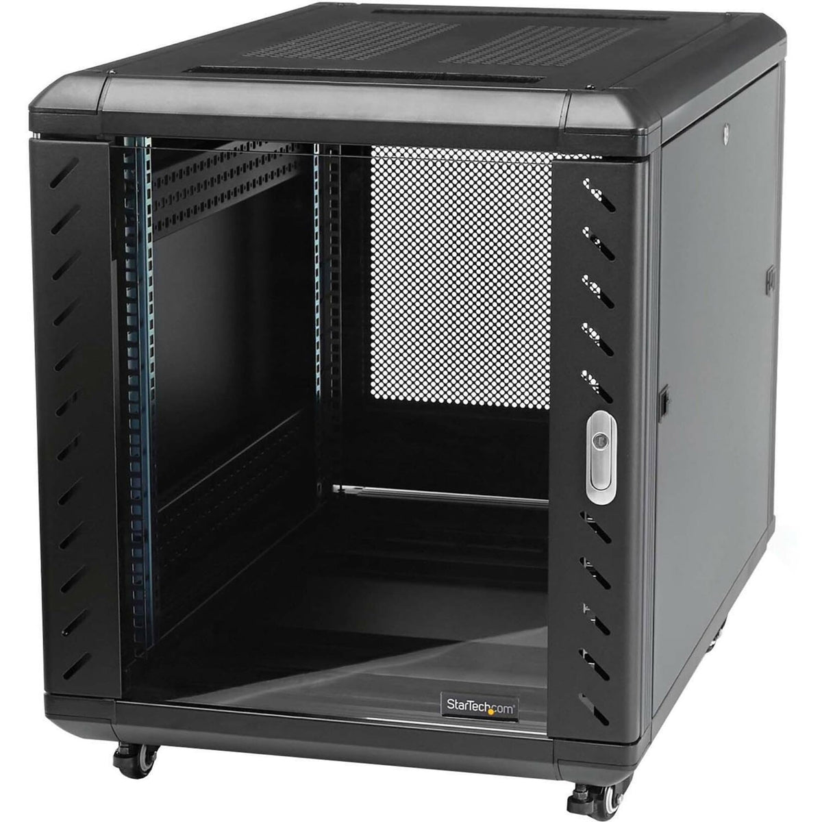 StarTech 15U Enterprise-Grade Server Rack Cabinet, 19in Enclosed 4-Post Rack with 33in (83cm) Mounting Depth and 1764lb (800kg) Weight Capacity