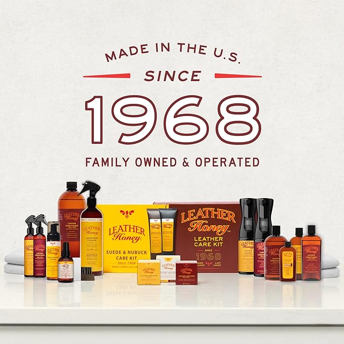 Leather Honey Leather Conditioner, Non-Toxic & Made in the Usa Since 1968.
