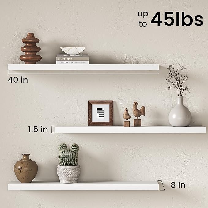 Fun Memories 40Inch Floating Shelves