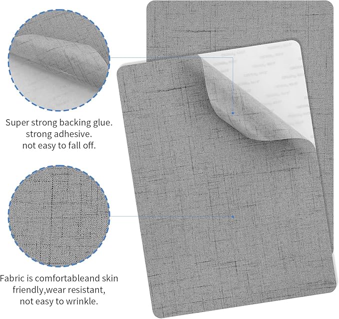 SYLVASS 8x11 Inch Fabric Repair Patches, Self-Adhesive Linen Patch