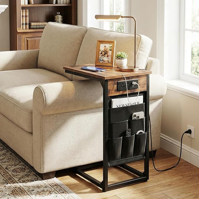 AMHANCIBLE C Shaped End Table