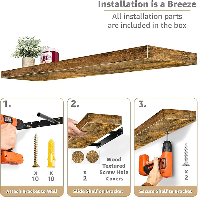 Sorbus Floating Shelves for Wall