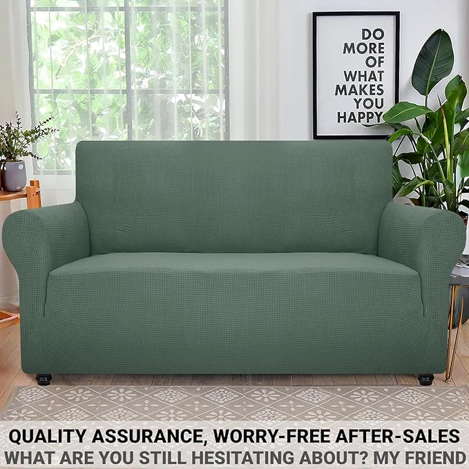ZNSAYOTX Super Stretch Couch Cover Love Seat Sofa Covers
