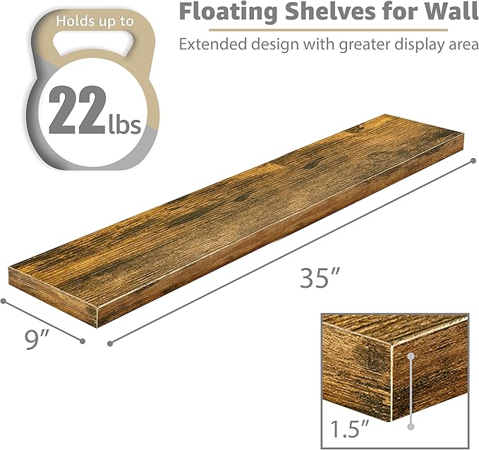 Sorbus Floating Shelves for Wall