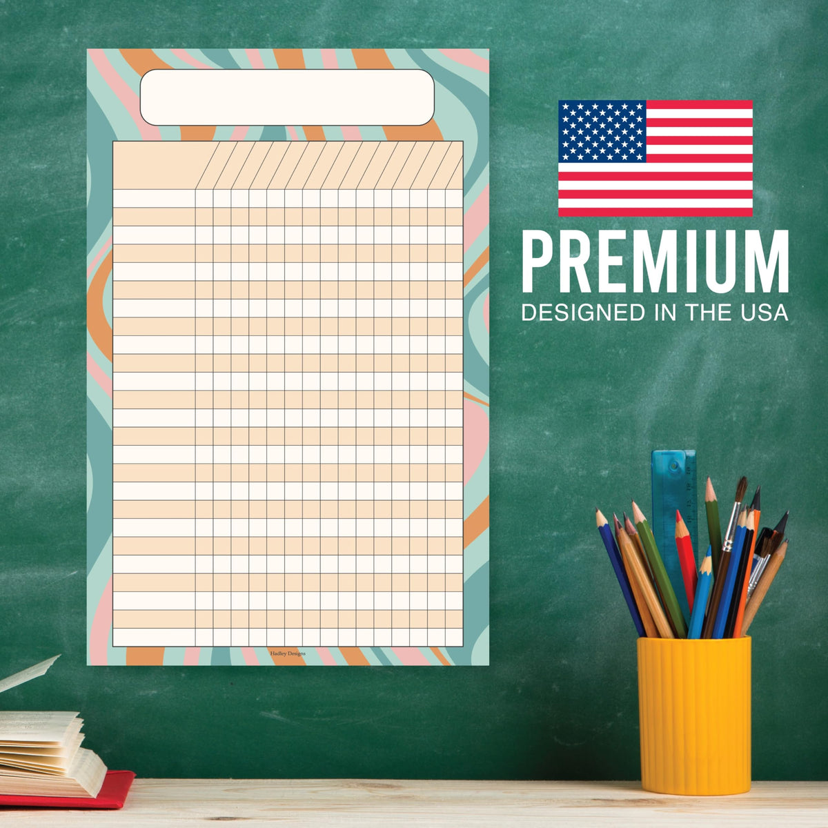 Attendance Chart for Classroom Management - 8 Incentive Chart for Classroom Essentials, 11x17 Student Behavior Charts and Homework Tracker, Teachers Class Attendance and Assignments Log
