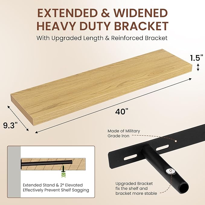 Dreamland 40 Inches Floating Shelves