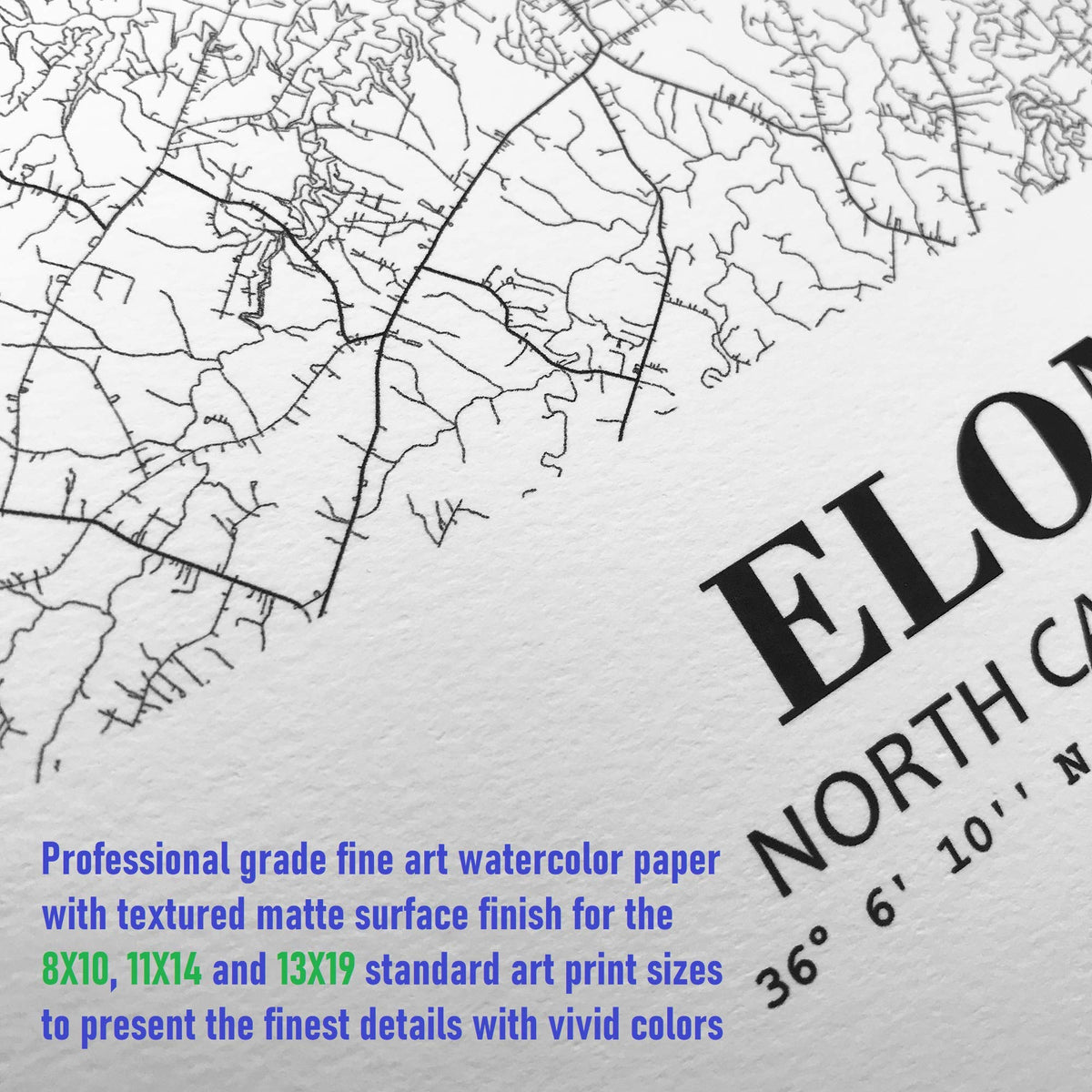 Eleville 8X10 Unframed San Francisco California City View Abstract Road Modern Map Art Print Poster Wall Office Home Decor Minimalist Line Art Hometown Housewarming wgn474