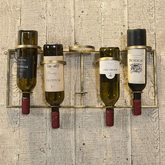 UGD8TQR Wine Shelf Wall Mounted Wine Bottle Holder Metal for Living Room Cafes Restaurants Bars 75×20Cm