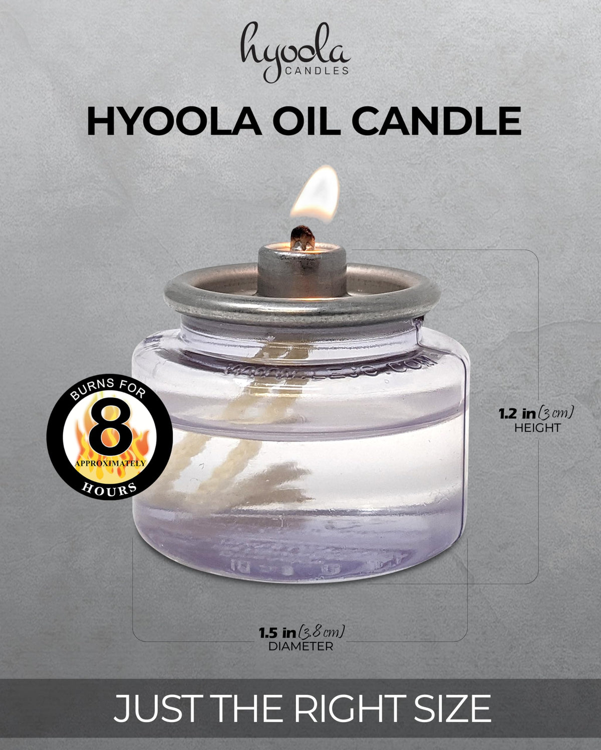 Hyoola Liquid Candles - 8 Hour Disposable Paraffin Tea Lights - 90 Pack for Restaurant Tables and Emergencies
