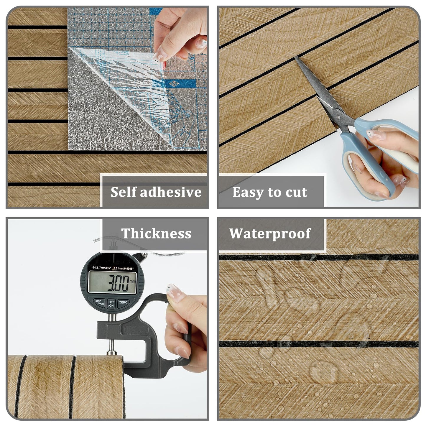 STICKEEP 3D Brown Wood Wall Panels 197"x11.8" Acoustic Slat Wall Paneling Peel and Stick Wood Panels Self Adhesive Flexible Veneer Wooden Slats Wallpaper for Bedroom Living Room Workshop Wall Decor
