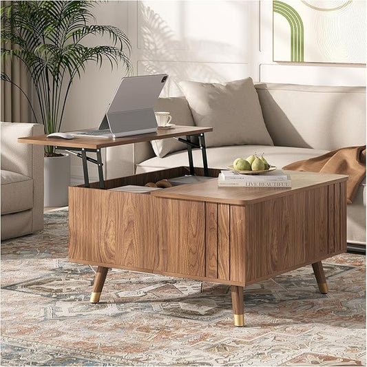 SULIVES Lift Top Coffee Table