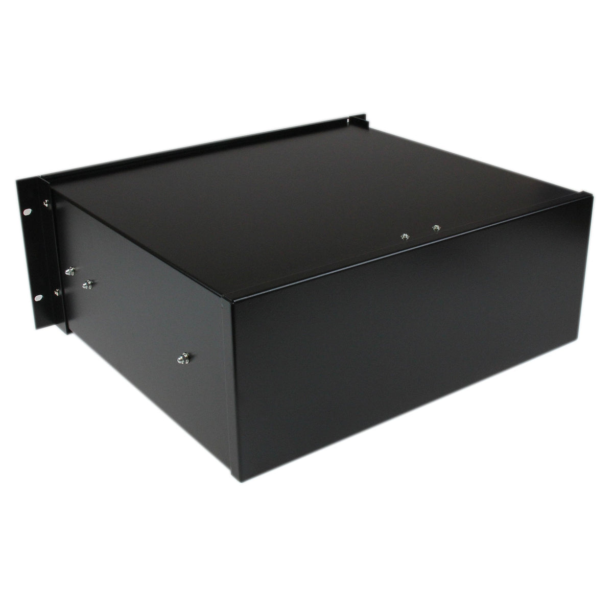 StarTech.com 4U Rack Mount Drawer - 55 lb (25 kg) - 4U Steel Storage Rack Drawer for 19" AV / Sever / Network Equipment Rack or Cabinet (4UDRAWER) Black