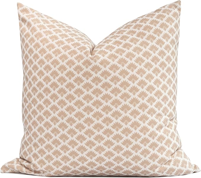Crumbs Home Modern Farmhouse Fall Linen Indoor Outdoor Throw Pillow Cover Only