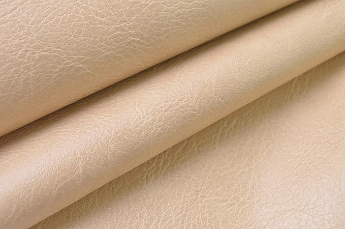 Wento Thick Faux Leather Fabric Soft Skin Grain PU Leather
