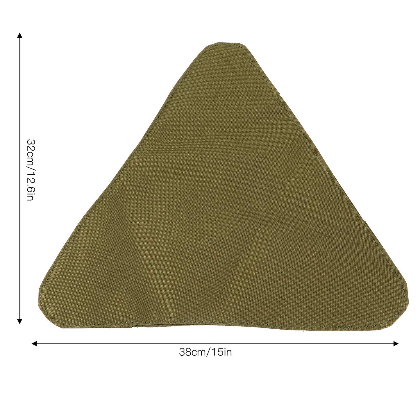 Tripod Stool Cloth Chair, Mini Folding Camping Stool Portable 3 Legs Super Compact Canvas Seat for Outdoor Walking Hiking Fishing Picnic Travel Beach BBQ Gardening Lawn Strap Backpacking Lightweight