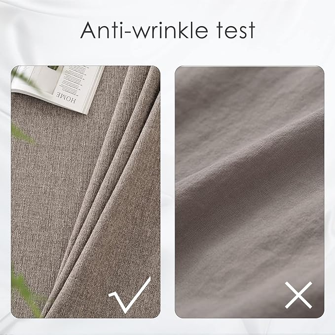 BALCONY & FALCON Rectangle Tablecloth Washable Wrinkle Resistant and Water