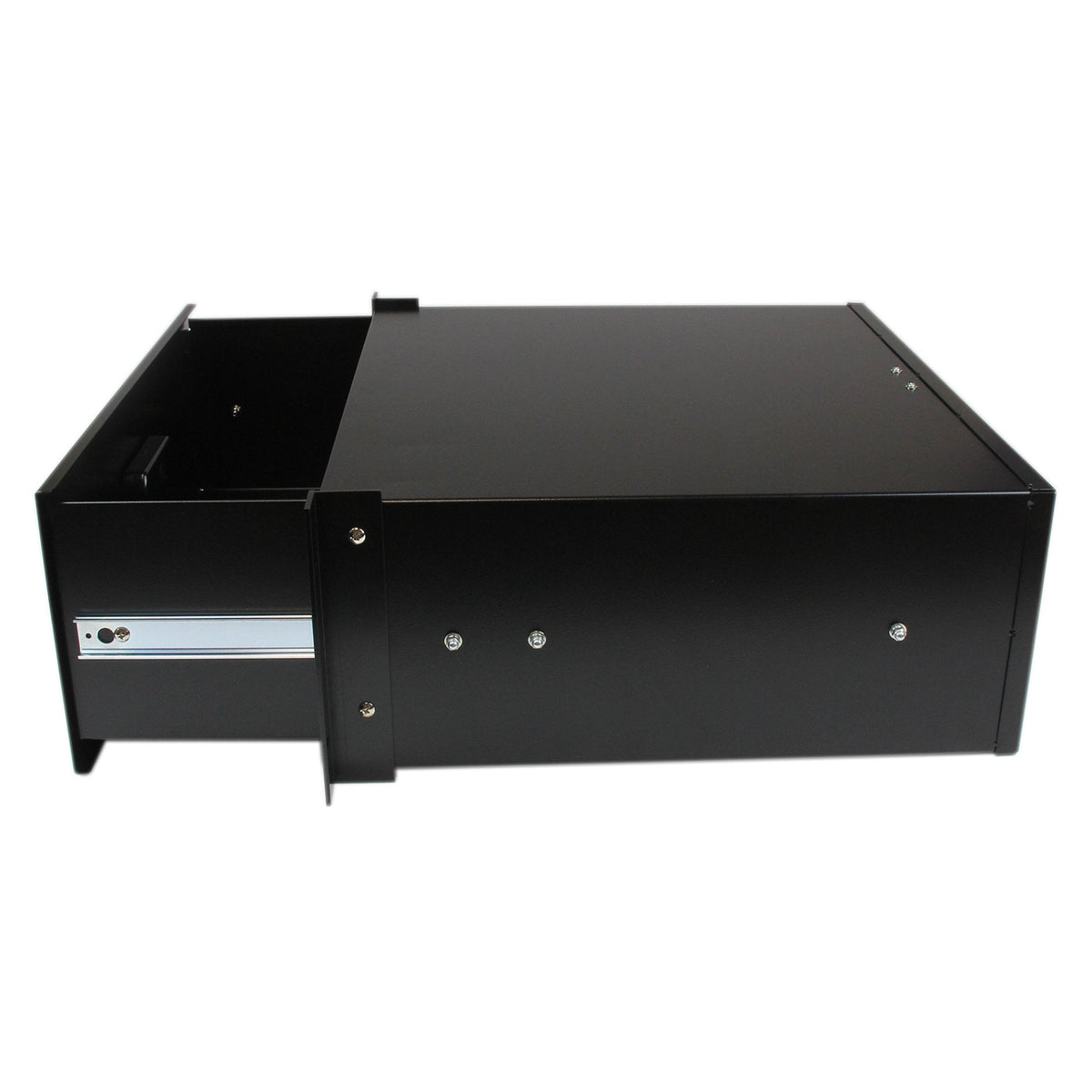 StarTech.com 4U Rack Mount Drawer - 55 lb (25 kg) - 4U Steel Storage Rack Drawer for 19" AV / Sever / Network Equipment Rack or Cabinet (4UDRAWER) Black