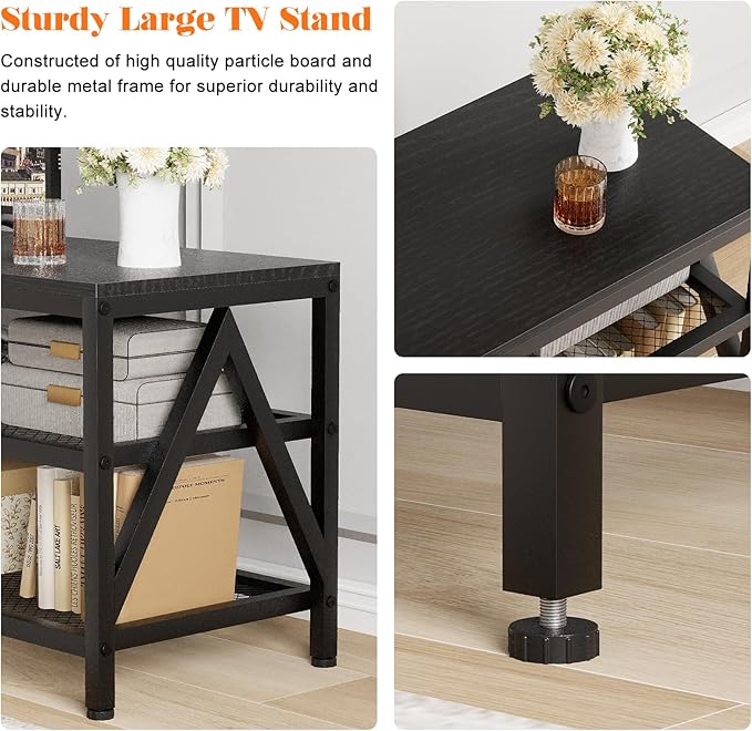 TV Stand for TVs up to 70 Inch, Entertainment Center for Living Room