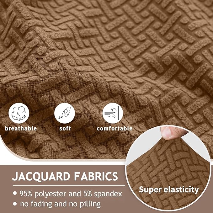 ALIECOM 100% Waterproof Recliner Sectional Couch Covers L Shape Stretch Corner
