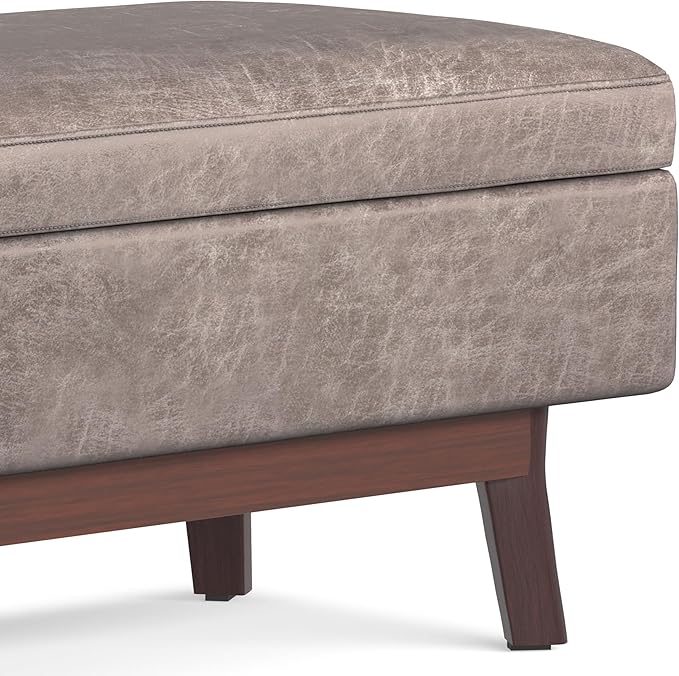 SIMPLIHOME Owen Rectangular Storage Ottoman