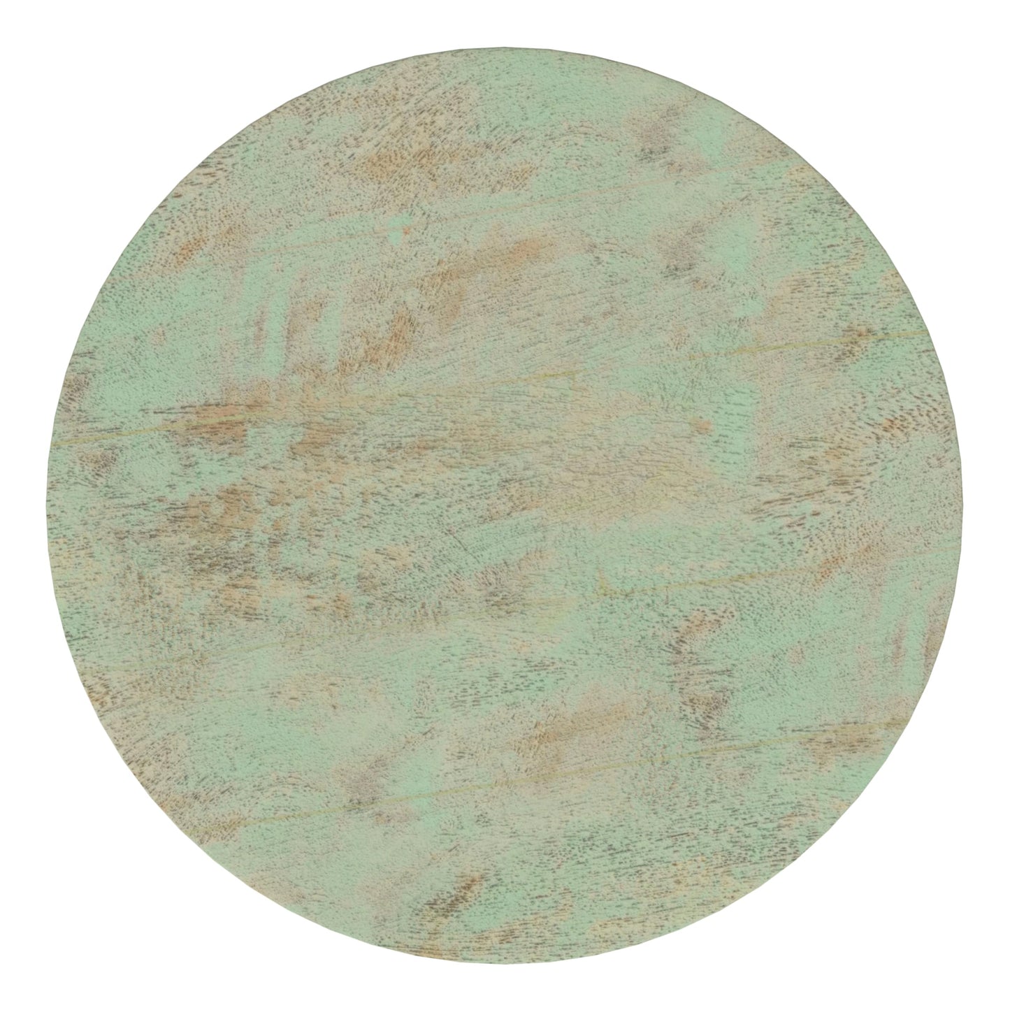 SIMPLIHOME Boyd End Table - 13" Wide x 18" High Solid Mango Wood Round Accent Table in Green Wash, Handcrafted Contemporary Nightstand or Lamp Stand for Living Room, Bedroom, or Office, Assembled