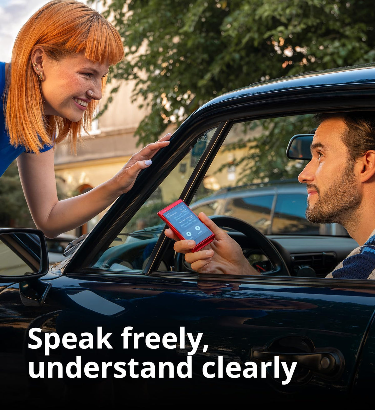 Vasco Translator Q1 | AI Voice Cloning Language Translator Device | 113 Languages | Free Lifetime Internet in Nearly 200 Countries | Phantom Black