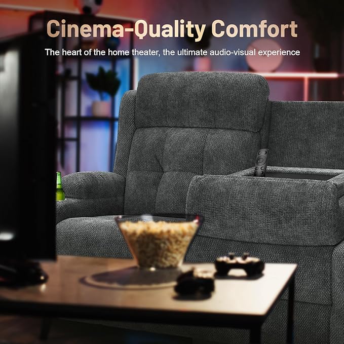 3-Seater Reclining Loveseat Sofa