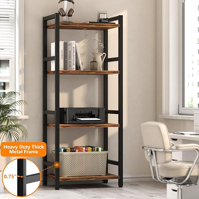 Book Shelf, 4 Tier Bookcase