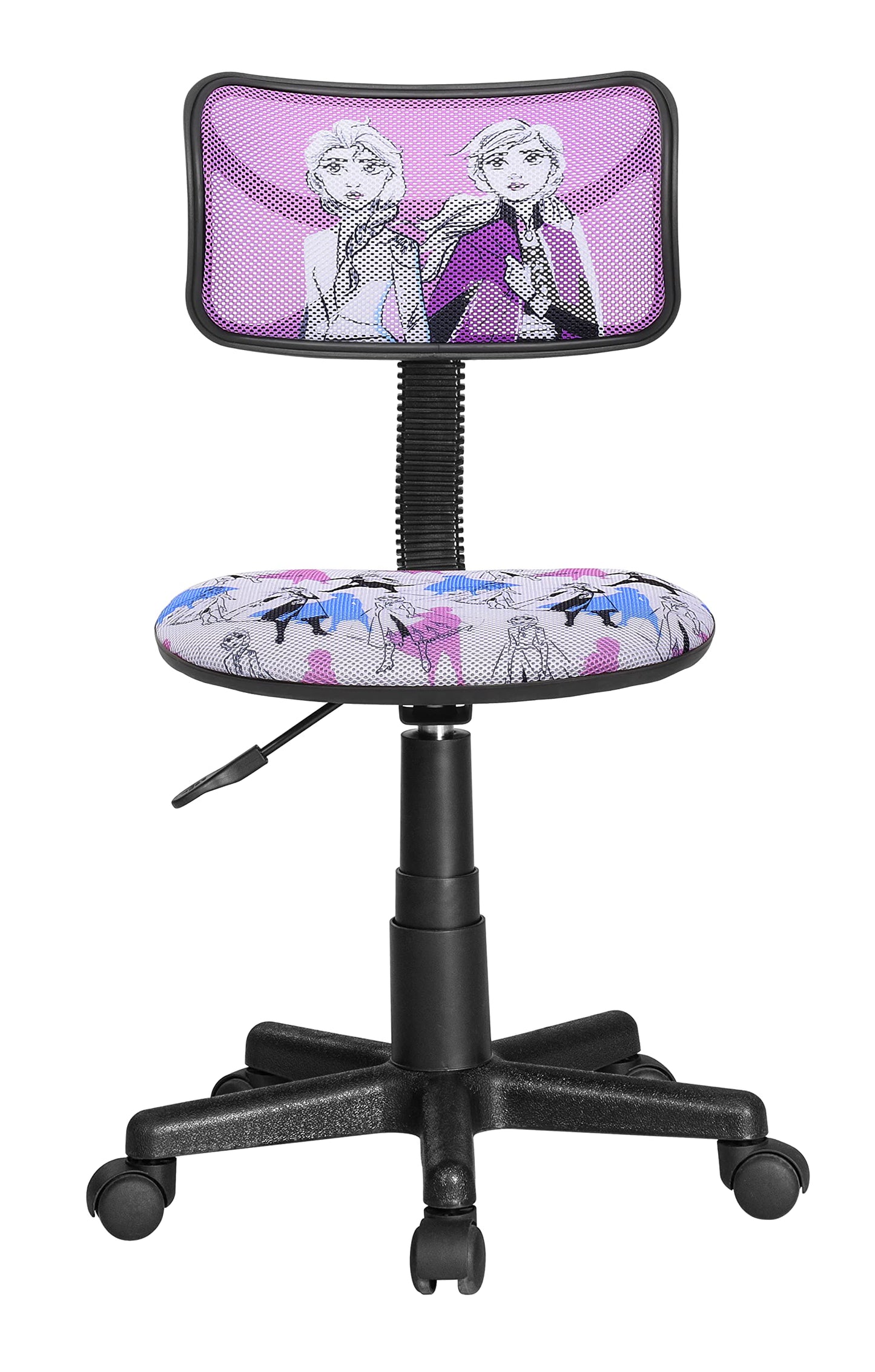 Disney Frozen 2 Adjustable Swivel Mesh Rolling Desk Chair, for Kids, Teens and Adults