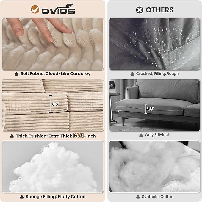 ovios 32.7 inches Middle Seat Module