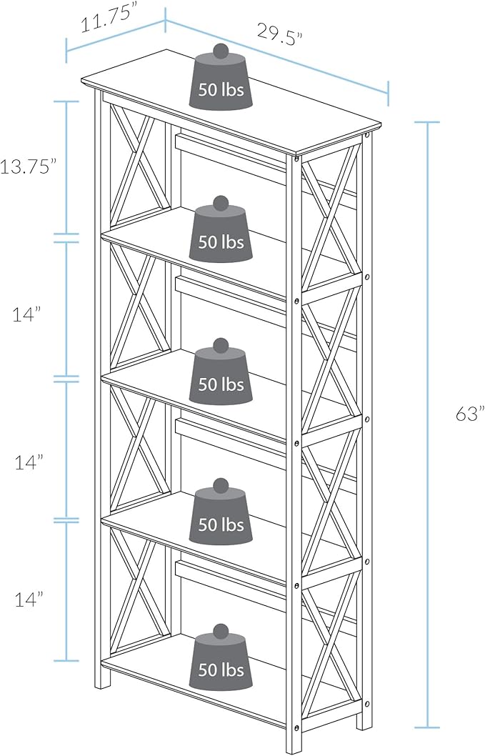 Casual Home Montego Bookcase