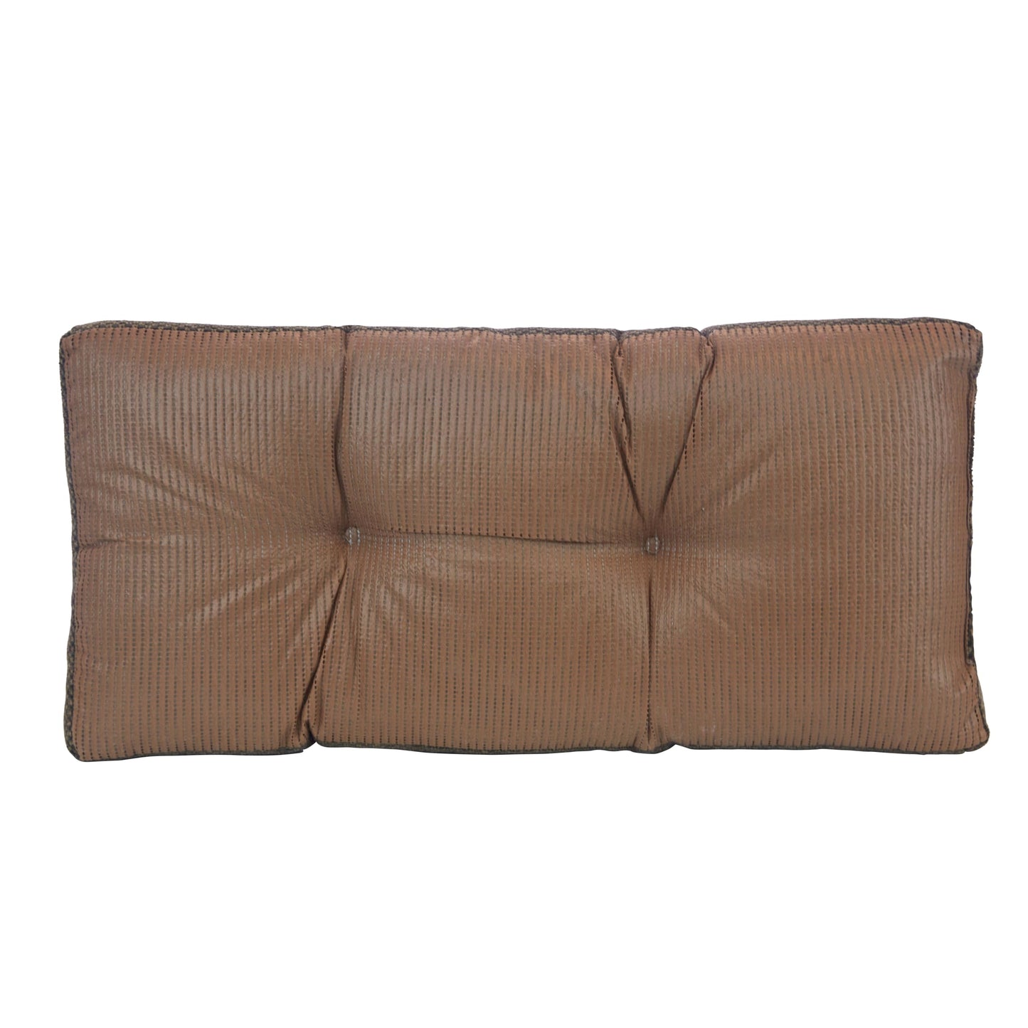 Klear Vu The Gripper Non-Slip Tufted Bench Cushion for Indoor Furniture, Assembled in USA, Entryway Storage, Bay Window, Corner Nook or Piano Seat, 30 Inches, Chenille Dark Brown