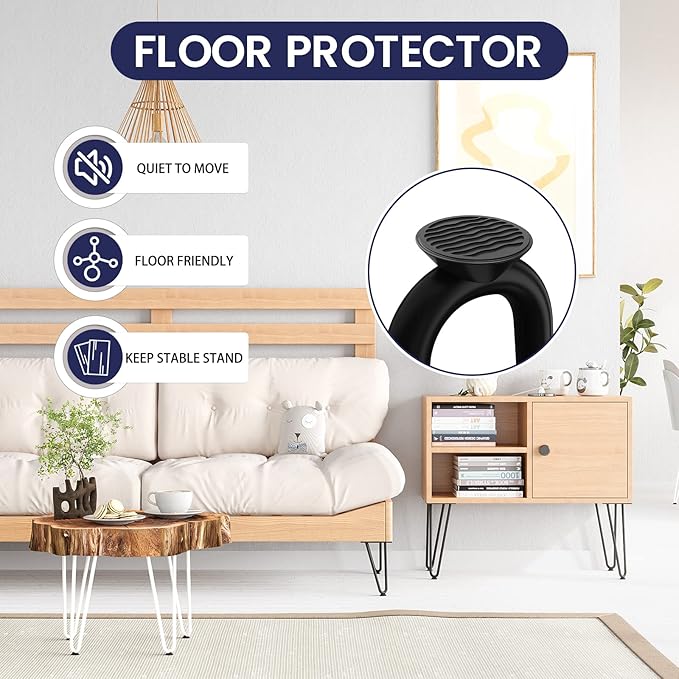 SMARTSTANDARD 11 Inch Heavy Duty Hairpin Furniture Legs, Metal Home DIY Projects