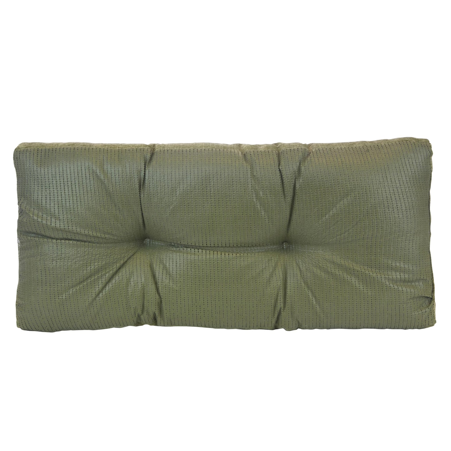 Klear Vu The Gripper Non-Slip Tufted Bench Cushion for Indoor Furniture, Assembled in USA, Entryway Storage, Bay Window, Corner Nook or Piano Seat, 30 Inches, Chenille Green