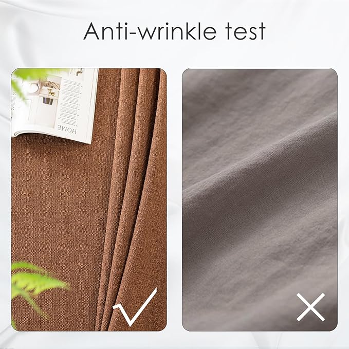 BALCONY & FALCON Rectangle Tablecloth Washable Wrinkle Resistant and Water