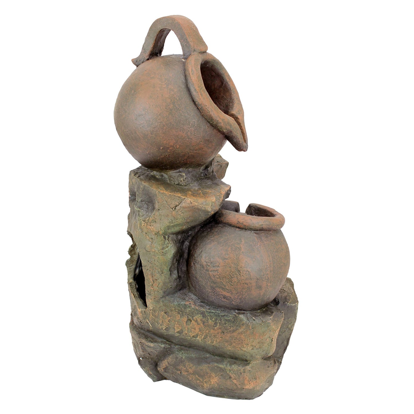 Design Toscano LaTaverna Cascading Urns Illuminated Garden Fountain