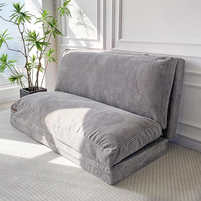 MAXYOYO Folding Sofa Bed, Floor Sofa Convertible Sleeper Chair