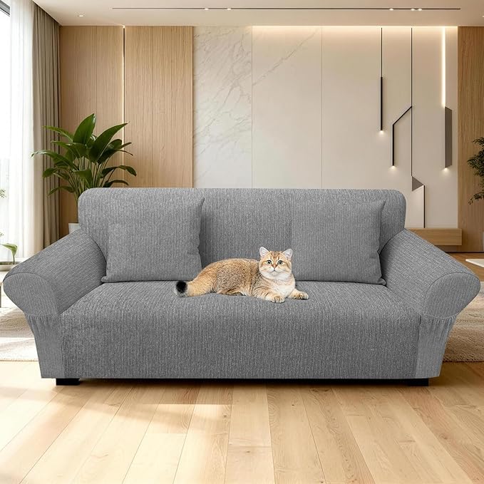 Loveseat Slipcover with 2 Pillow Cover