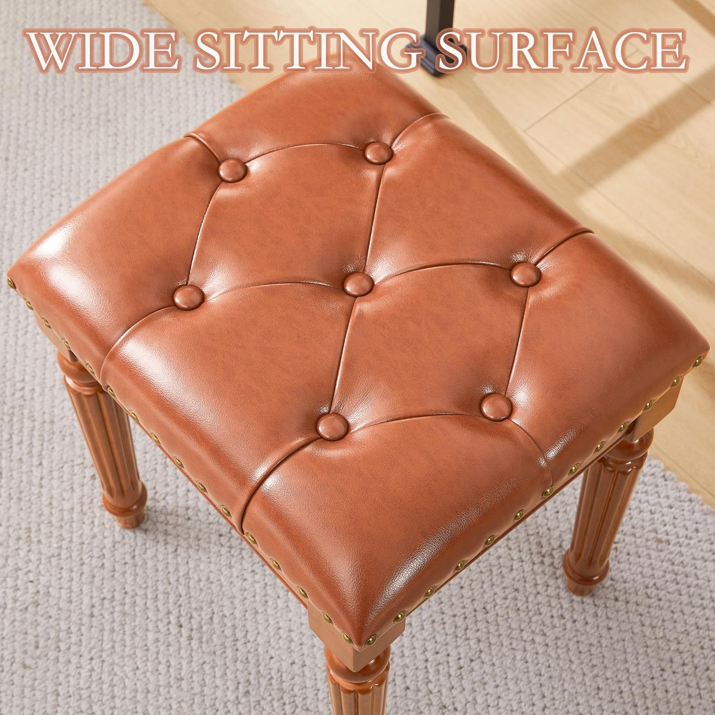 KUKEJCM Vanity Stool for Makeup